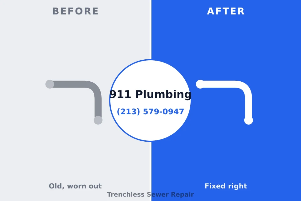 Before and after: plumbing repair Palmer, AK